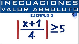 Inecuaciones con valor absoluto  Ejemplo 3 [upl. by Chara]