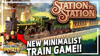 NEW Transport Game  Station to Station  Rail Management Game [upl. by Aneetsirk]