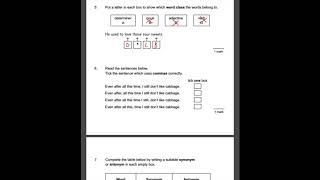 CGP KS2 SPAG SAT Buster Set A Test 1 walkthroughYear 6 SATs Punctuation and Grammar Revision [upl. by Sochor147]