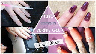 TUTO Vernis Semi Permanent  Pose  Dépose [upl. by Aniuqahs619]