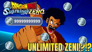 EASIEST AND FASTEST WAY TO GET UNLIMITED ZENI IN SPARKING ZERO [upl. by Eannaj944]