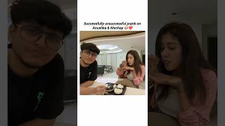 Prank on Nischay amp Anushka 😂♥️DimpleMalhanVlogs prank shortsfeed shorts funny [upl. by Ycram]