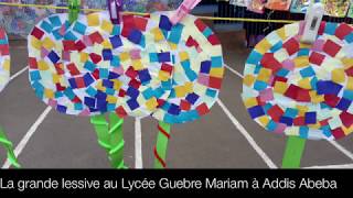 La Grande Lessive au Lycée Guébré Mariam à Addis Abeba [upl. by Herschel]