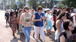 Marche Lente à Nice Promenade des anglais en hommage à Michael Jackson le 5 Juillet 2009 1 [upl. by Okiruy]