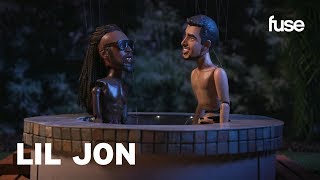 Hot Tub After Show Ep 1 Lil Jon and Amber Rose  The Hollywood Puppet Show  Fuse [upl. by Zetnahs]