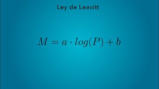 La mujer que cambió la Astronomía con las Cefeidas  Ley de Leavitt y candelas estándar [upl. by Etteroma421]