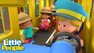 Little People Mini Adventures  Adventure on the Jungle Bus🐒  Kids Cartoons [upl. by Dennett]