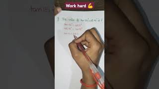 Trigonometry simple question motivational motivation inspiration maths nimcetexam trignometry [upl. by Orodisi]