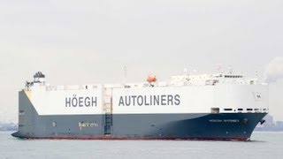 HOEGH SYDNEY  Höegh Autoliners vehicles carrier  2013 [upl. by Ariait]