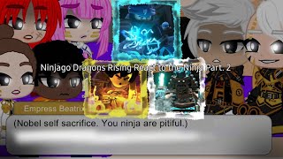 Ninjago Dragons Rising React to the Ninja Part2 [upl. by Alleb]