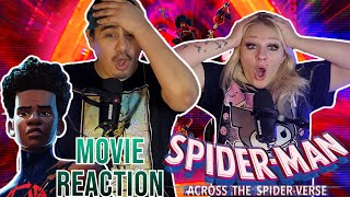 SpiderMan Across the Spiderverse  Movie Reaction  First Time Watching [upl. by Naihr]