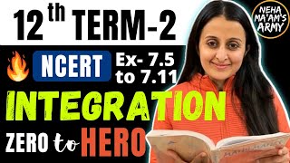 INTEGRATION Class 12 TERM 2 2022 NCERT Exercise 75 to 711 Theory  Qs  Learn from Basic Concepts [upl. by Akeimahs354]