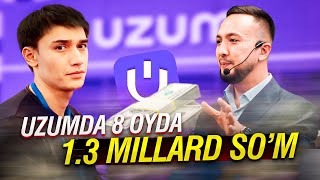 Uzumda Pulsiz 13 MILLIARD oborot Sof foyda 50ga ishlash Uzum marketda Menedjerlar daromadi [upl. by Wolf538]