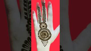 Easy gol tikki mehndi design for beginnersimple tricky latest designUniqueYtshortsViralshort [upl. by Leandra]