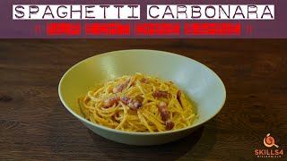 Echte Spaghetti alla Carbonara  Original Rezept Ohne Sahne [upl. by Lunna]