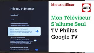 Google TV Philips éviter que sa télévision sallume seule [upl. by Bebe]