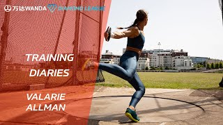 Training Diaries Valarie Allman  Wanda Diamond League [upl. by Ahsinrats]