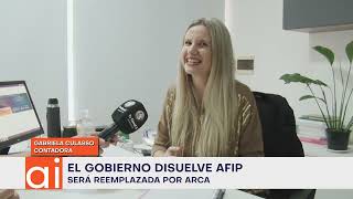 Disolución de AFIP y blanqueo de capitales  Gabriela Culasso contadora [upl. by Kiyohara]