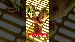 GROOT funny clip Hindi Guardian of the Galaxy Groot Grootsfunny funnygroot shorts shortsfeeds [upl. by Aimil]