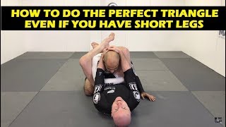 How To Do The Perfect Triangle Choke Even If You Have Short Legs by John Danaher [upl. by Fakieh]