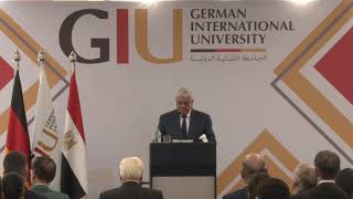 German President Visit to GIU [upl. by Ariane]