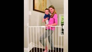 how to install munchkin baby gate [upl. by Ahsuatal]