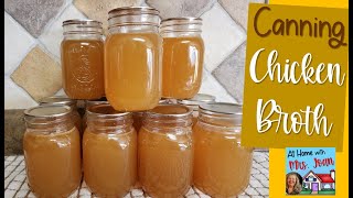 Canning Chicken Broth [upl. by Hsaniva]