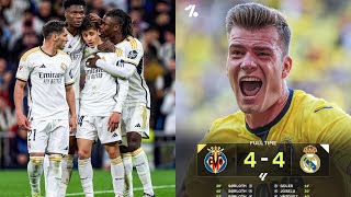 Villarreal vs Real Madrid 44 incroyable remontada Doublé de Arda Güler Sorloth voit quadriple [upl. by Kenaz]