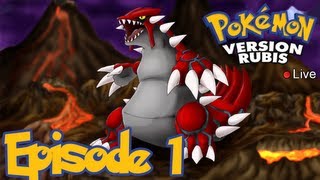 Pokémon Version Rubis  Le grand départ  Episode 1  Lets Play Live [upl. by Salisbarry]