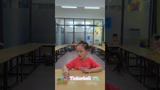 4 years old Tinkerbell and the alphabet Lets study English together [upl. by Aelyak440]