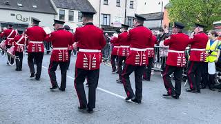 Lisburn Young Defenders at Skeogh band parade 2024 [upl. by Lehcsreh984]