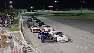 Auburndale Speedway Purestock feature race 81724 The Salty Heifer [upl. by Navar767]