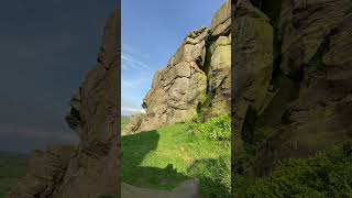 Overhanging Groove HVS Solo  Almscliff [upl. by Collins]