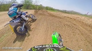 Austin Forkner vs Chase Sexton  SuperMini 2 Stroke  Dirt Bike Addicts [upl. by Birkett775]