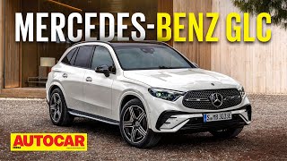 2023 MercedesBenz GLC  Midsize Merc SUV in a new avatar  First Look  Autocar India [upl. by Prussian784]