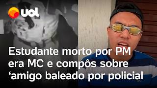 Estudante de medicina morto pela PM em SP compôs música sobre amigo baleado por policial ouça [upl. by Asli]