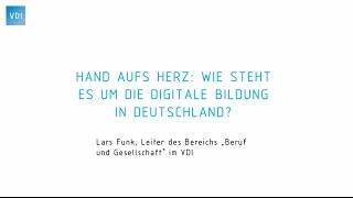 Digitale Transformation „Wir stehen bei der Bildung 40 in Deutschland ganz am Anfang“ [upl. by Anitsyrk]