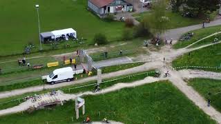 Mountainbike Landesfinale Münsingen Jugend trainiert für Olympia Mädchen WK 2 Drohne DJI Mini2 [upl. by Aihppa409]