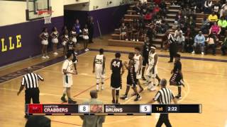 Hampton Crabbers v Bethel Bruins  Basketball  February 20 2016 [upl. by Aila]