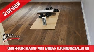 How to install underfloor heating with wooden flooring [upl. by Leggett]