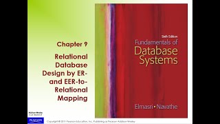 ER and EERtoRelational Mapping [upl. by Walkling]