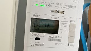 How to read Elster AS300P AM110R electricity meter [upl. by Linders]