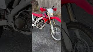 New toy 2006 CRF250x with a CR250r top end in it honda crf crfsonly 4stroke crf250x dirtbike [upl. by Emmalyn]