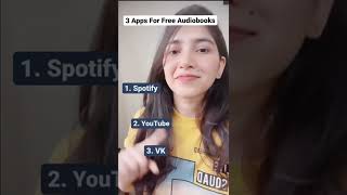 3 Apps for free Audiobooks  Monika Dewangan [upl. by Pen]