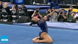 Jordan Chiles  Floor at 2022 NCAA gymnastics semifinals [upl. by Niwrad]