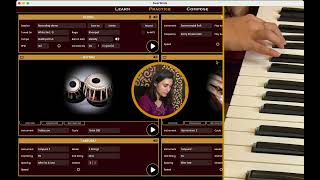 SwarShala 5  Record a bandish with virtual Tanpura Tabla Swarmandal amp Harmonium accompaniment [upl. by Ludlow131]