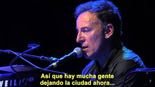 Independence Day  Bruce Springsteen subtitulado [upl. by Auqeenahs465]