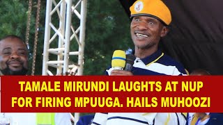 Tamale Mirundi atenderezza Muhoozi olwabantu abamwanirizza e Masaka Ajereze aba NUP okugoba Mpuuga [upl. by Melessa]