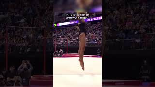 In this competition 10 wasnt the limit😅 gymnastics exhibition simonebiles [upl. by Animrac451]