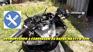 COMO TIRAR A CARENAGEM DA DAFRA MAXSYM 400i [upl. by Rooker280]